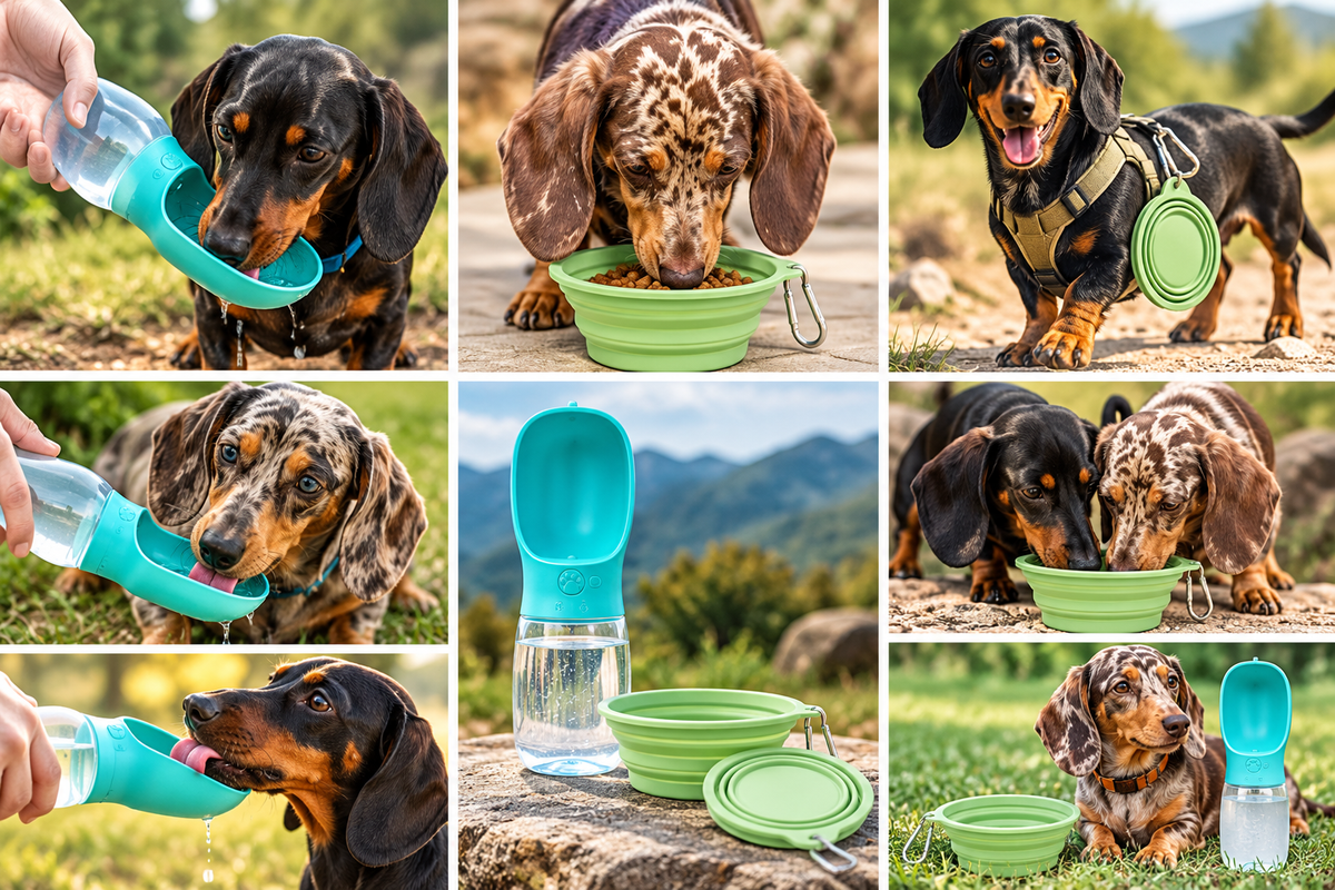 BarkMood Walk Kit — Collapsible Bowl + No-Spill Bottle