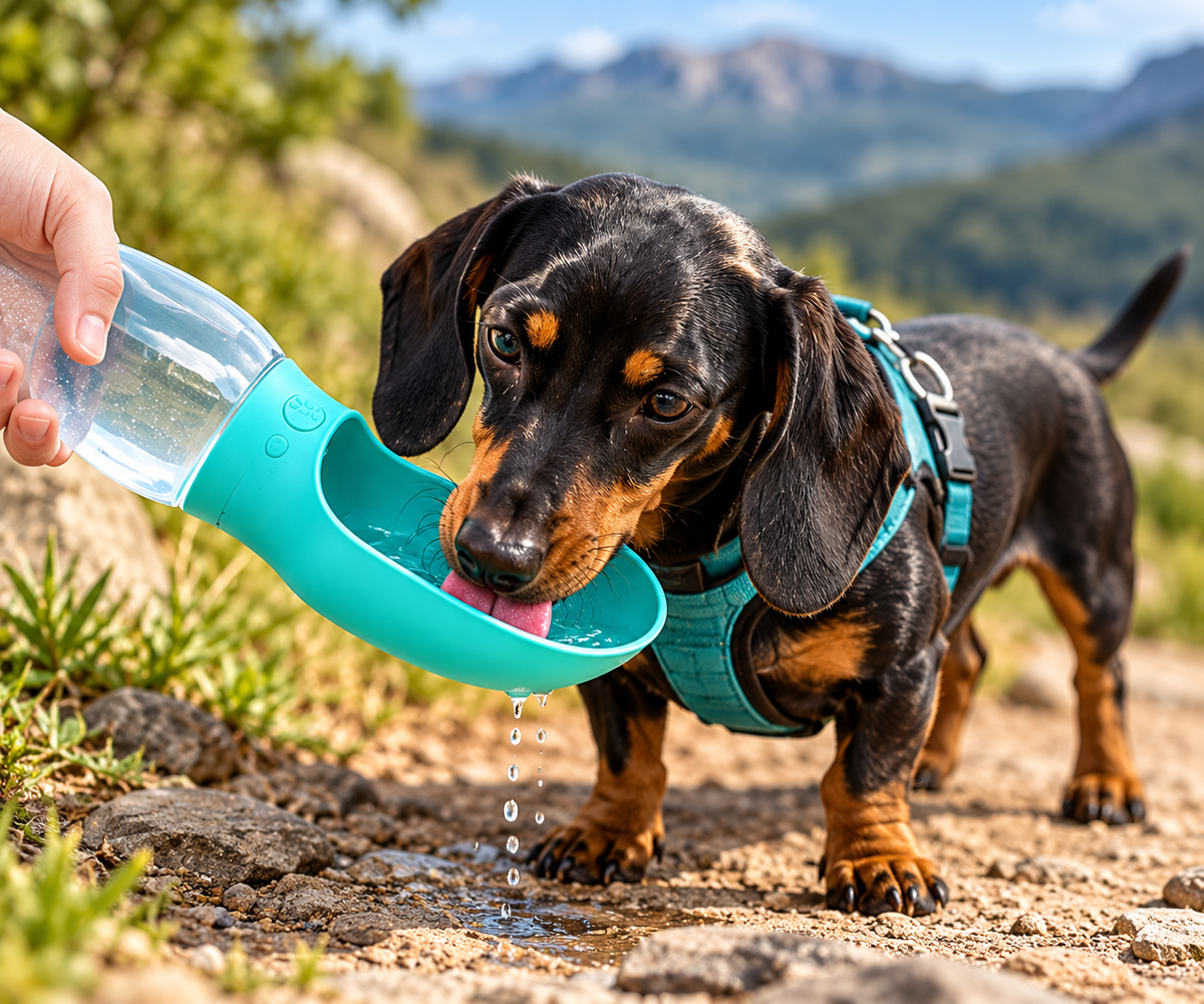 BarkMood No-Spill Water Bottle