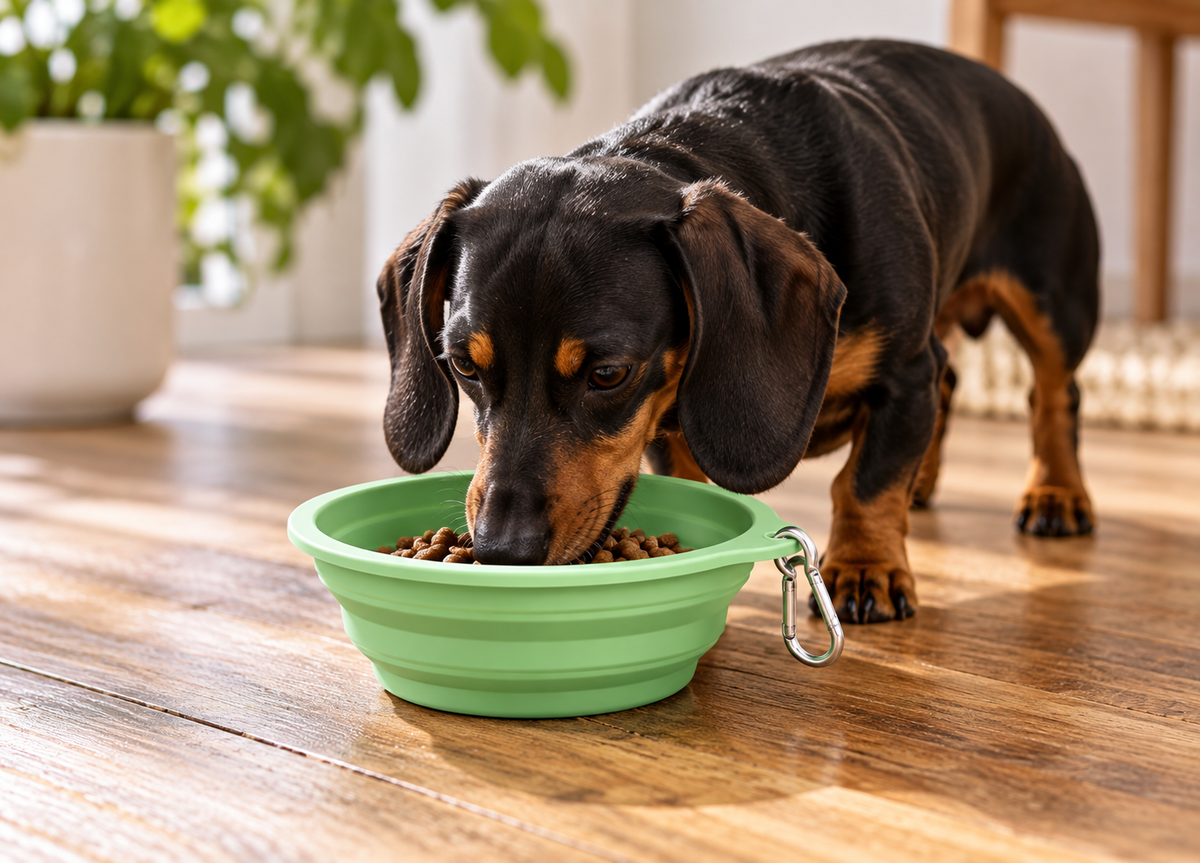 BarkMood Collapsible Travel Bowl